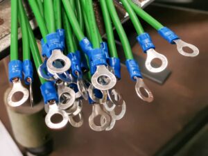 bundle of attached ring terminals